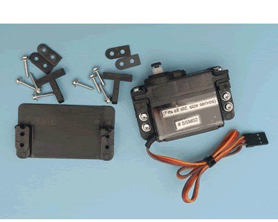 EZ Standard size servo mount with hardware SSM02 - Click Image to Close